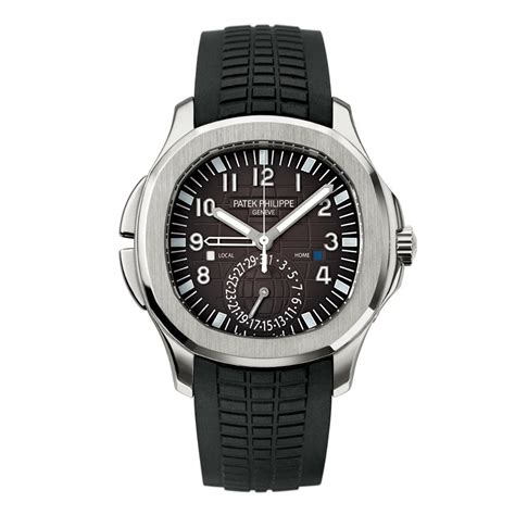 patek philippe aquanaut travel time 5164a-001|patek philippe aquanaut strap price.